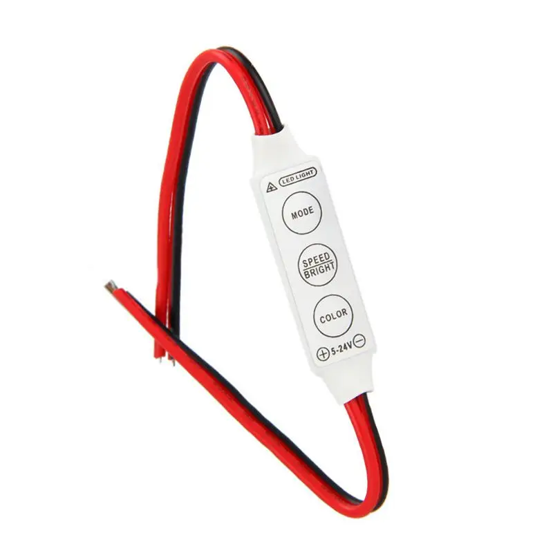 Módulo de Control con cable de 5x12V, con Flash estroboscópico para coche o Hogar, tira/bombillas LED