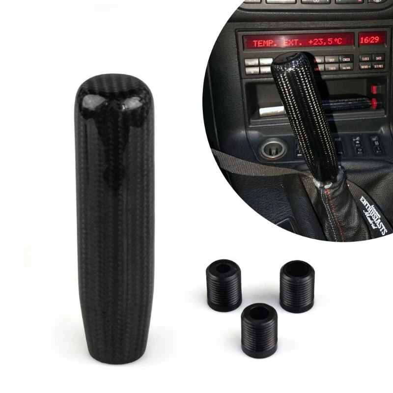 Car modification, unlimited carbon fiber gear head, wave stick head 13CM personalized variable speed gear head