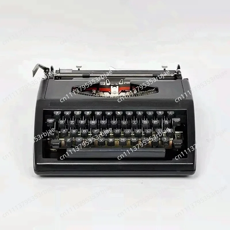Old-fashioned Mechanical English Typewriter, Normal Use, Medieval Antiquity, Retro Collection, Furnishings, Gifts