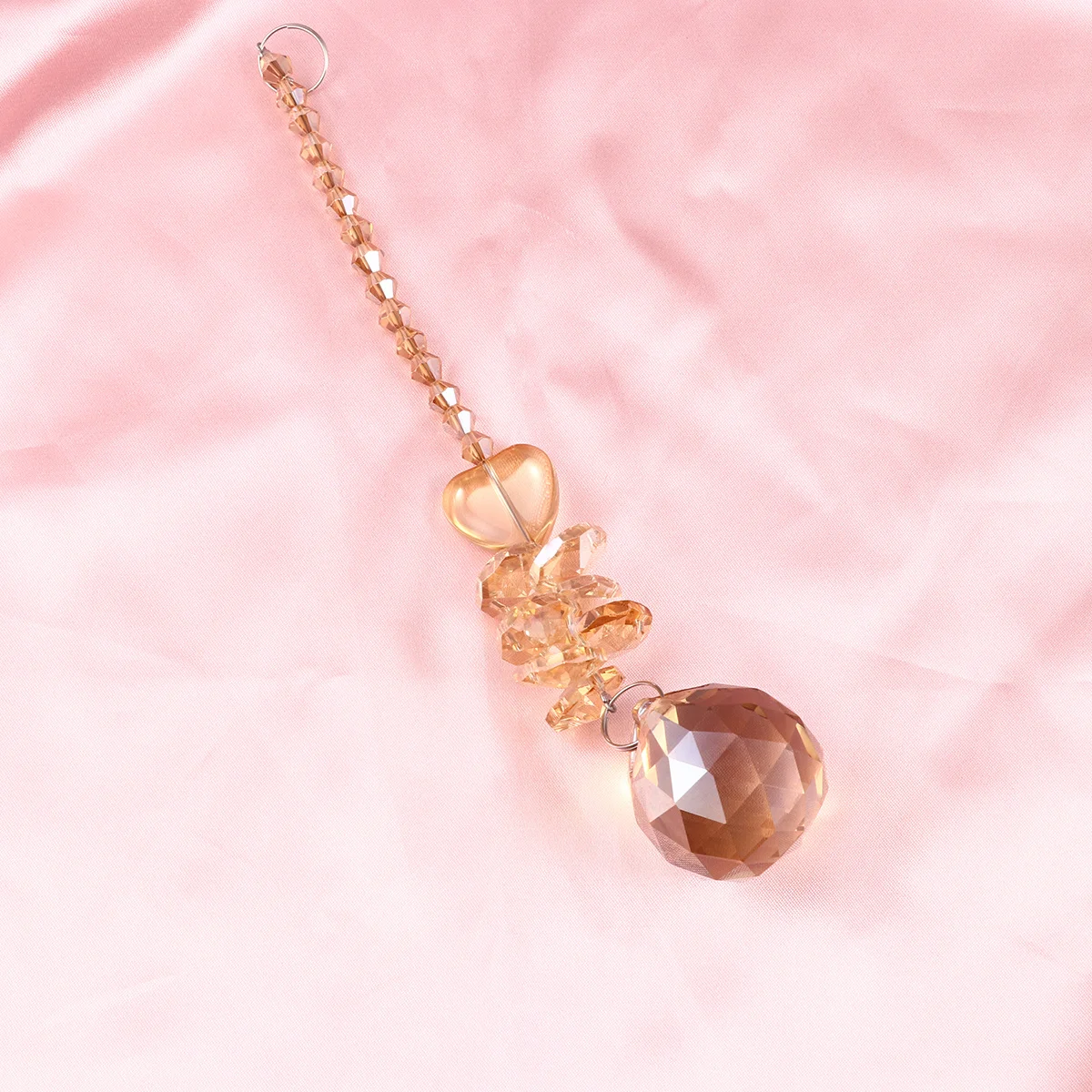 

2Pcs Hanging Crystal Ball Prisms Rainbow Window Chandelier Curtain Pendant Feng Shui Home Wedding Decoration Chandelier Crystals