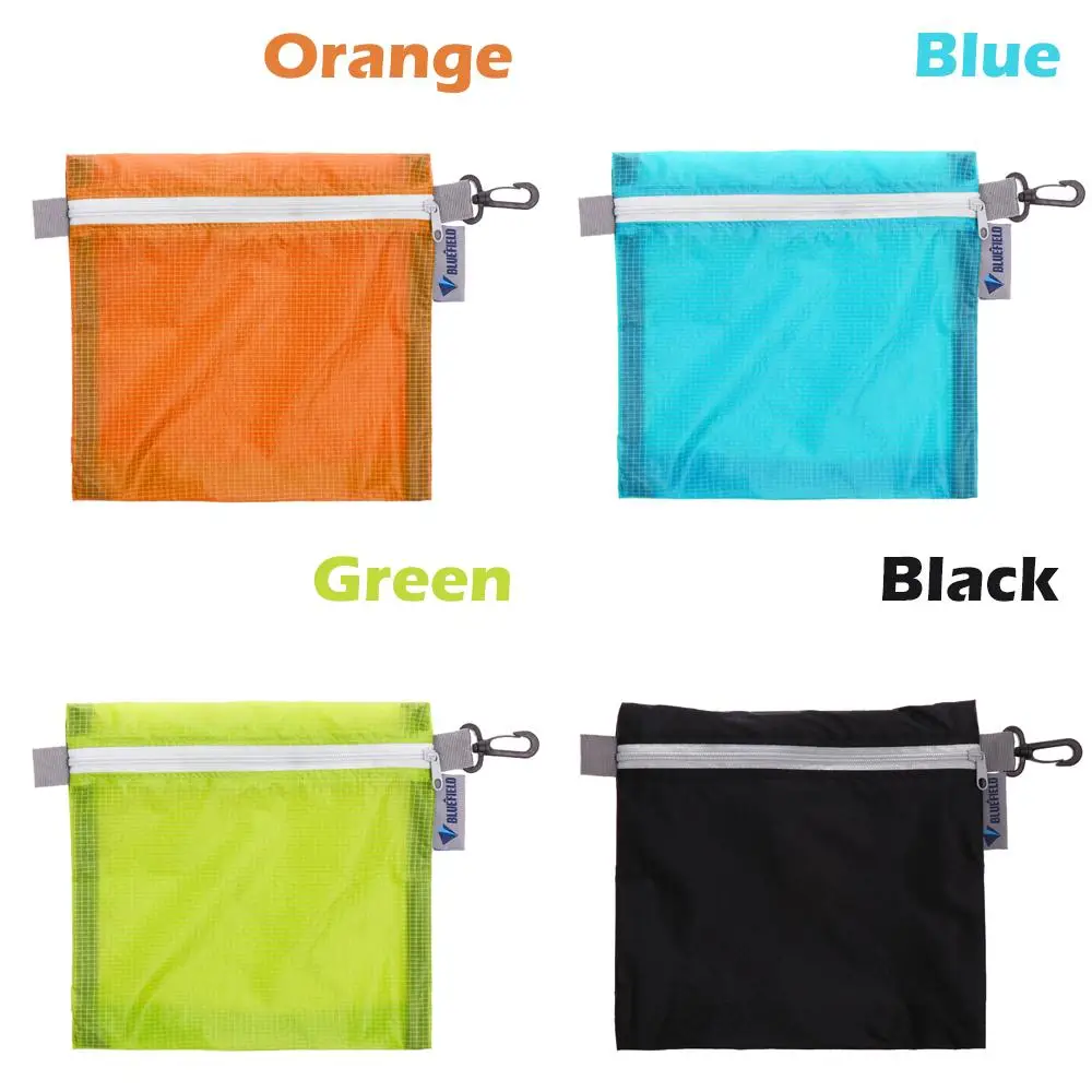 Outdoor Waterproof bag Swimming bag pouch for camping hiking with hook zipper storage bag 4 colors Pocket Pouch