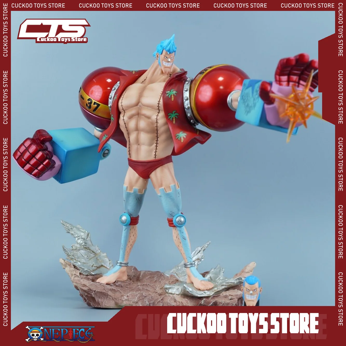 

In Stock LK Franky Figures 29cm ONE PIECE Anime Figures PVC Statue Room Desktop Decoration Collection Model Ornament Toys Gifts