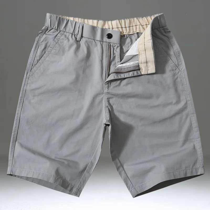 

Новые летние мужские хлопковые орты, повседневные свободные брюки длиной пять четвертей, тонкая рабочая одежда, модные универсальные удобные брюки