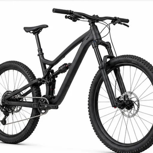 Aluminum Alloy 26/27.5 Inch Full Suspension Soft Tail Mountain Bike for Men Shock Absorbing Off Road Cycling Lux-12-HD-MatteBlac