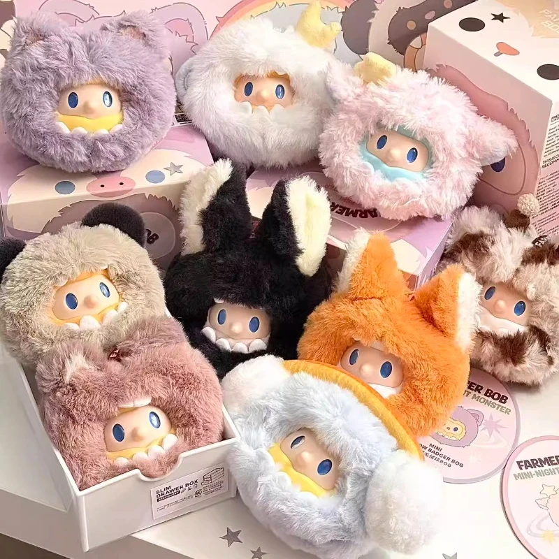 Searching For Unicorn Farmer Bob Mystery Boxes Weird Night Tour Series Decorative Backpack Pendant Vinyl Blind Box Fans Gift