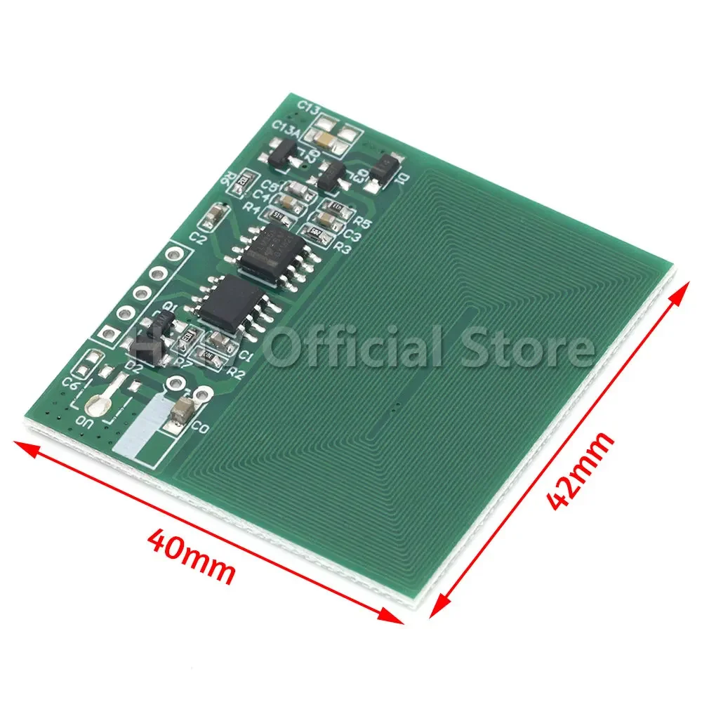 RFID built-in antenna RF card reader 125kHz card reader UART serial port output exceeds rdm6300