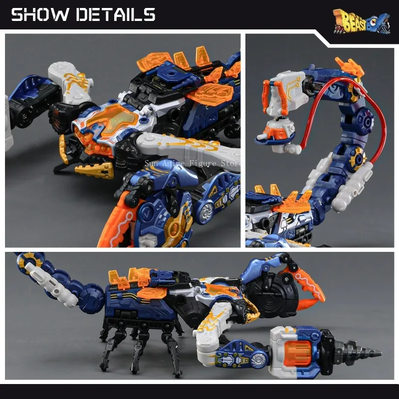 

В наличии 52 игрушки BEASTBOX BB-60 HURRICAN Деформационный робот-скорпион, преобразующий в меха и кубе, коллекционная подарочная фигурка