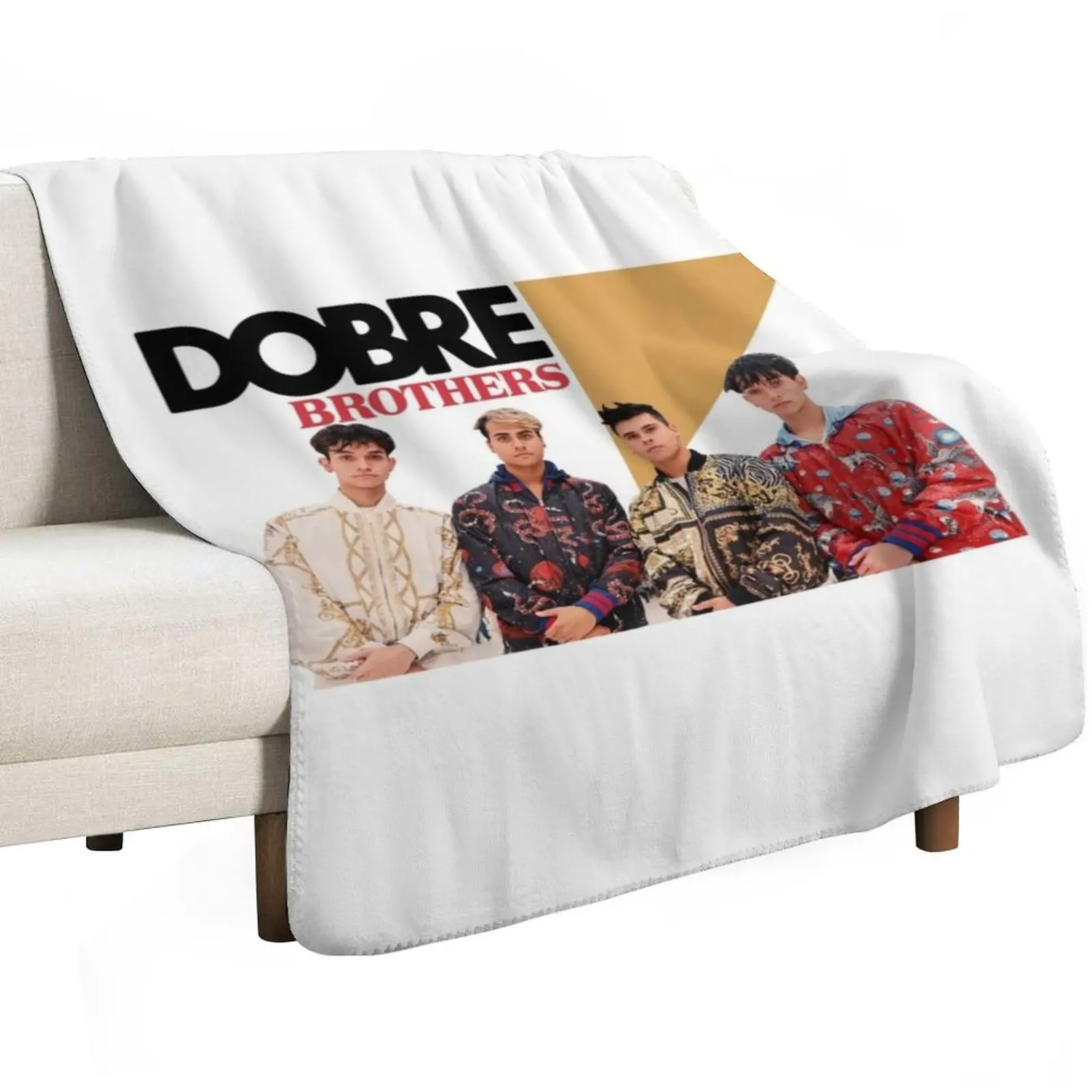 Dobre Brothers Throw Blanket Bed covers Multi-Purpose Travel Decorative Sofa warm winter warm for winter Blankets