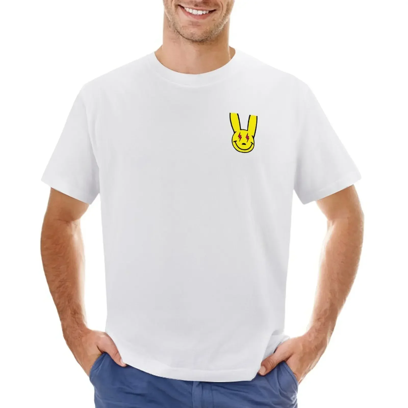Bad Balvin x J. Bunny T-shirt for men graphic shirts graphic tees summer tops t shirts manga vintage anime clothes heavyweight image 2
