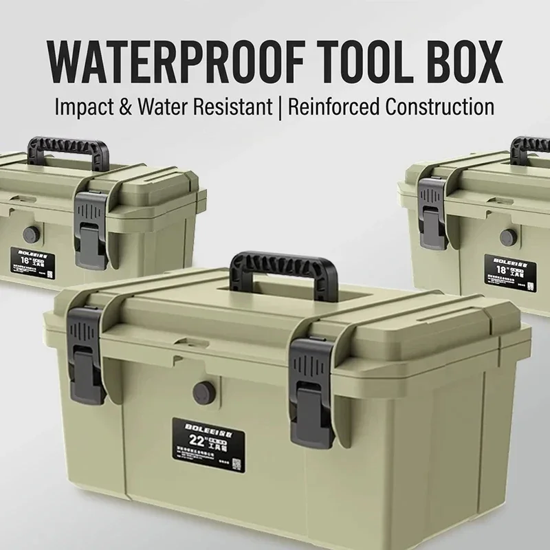 Professional Electrician Tool Box Waterproof Explosion-Proof Multifunctional Shockproof Storage Suitcase with Protective Feature