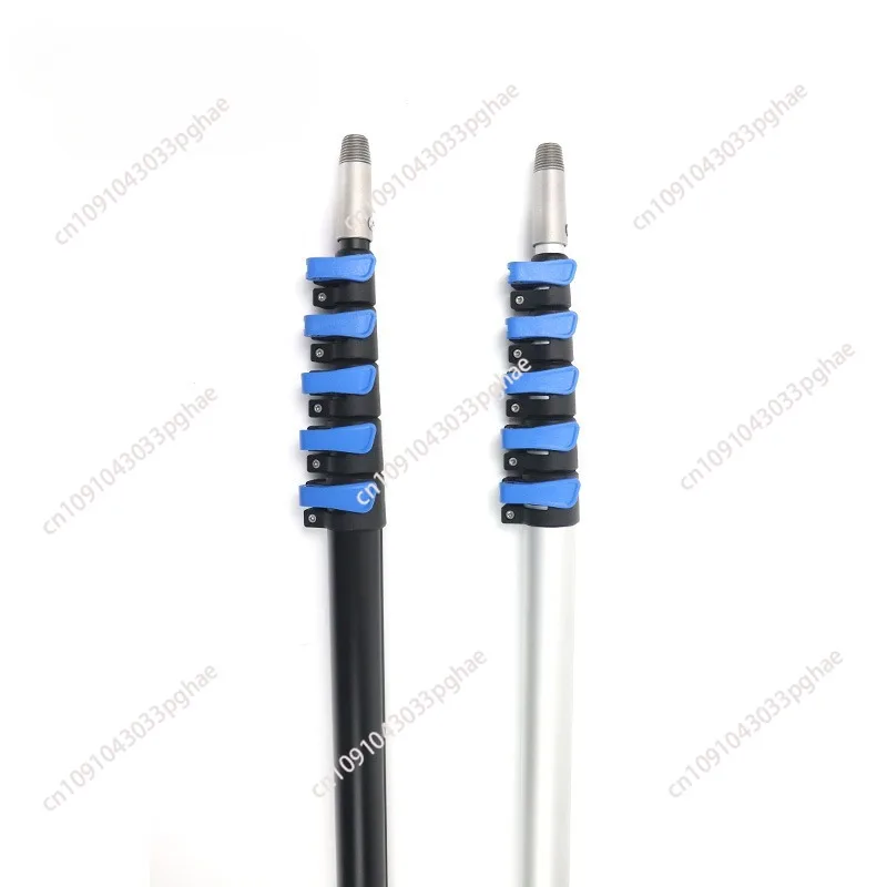 Telescopic Rod Aluminum Square Spring Button Locking Mechanism