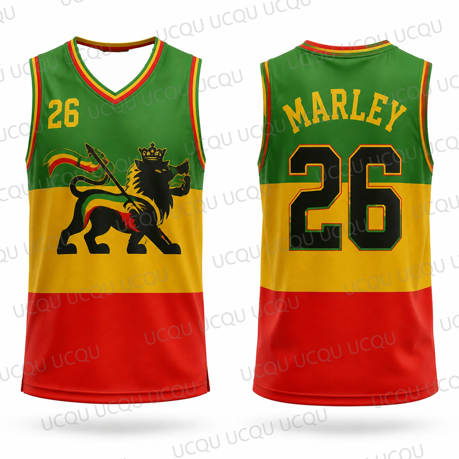 Camiseta de Baloncesto Marley Rasta, Camiseta sin Mangas de Música Reggae, Marley 26, Ropa Urbana Vintage, Chaleco Deportivo Unisex