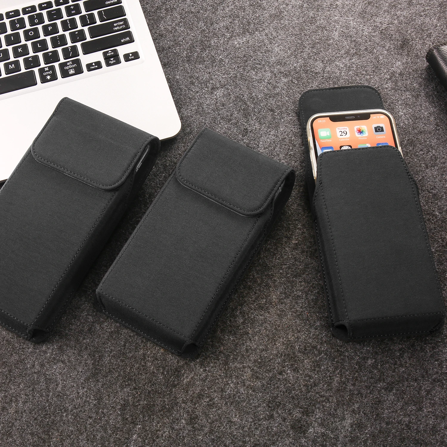 

Нейлоновый чехол-кобура на пояс для мужчин для iPhone 17/17Pro/16Pro Max/16Plus/15/15Pro/14Pro Max/14Pro/14/13/12 S25 S24 S23 S22