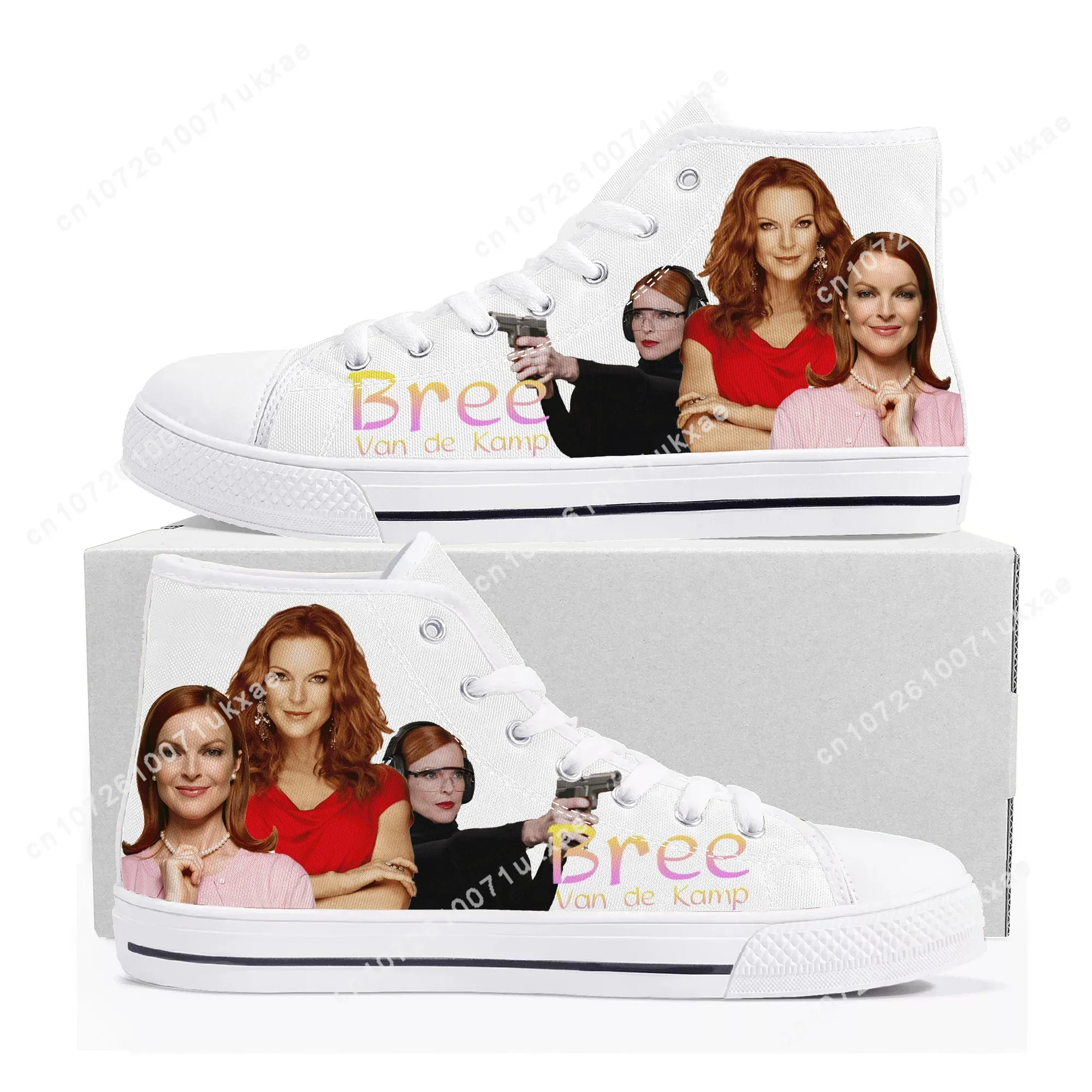 Desperate Housewives High Top Sneakers Mens Womens Teenager Bree Van de Kamp Canvas Sneaker couple Casual Shoe Customize Shoes