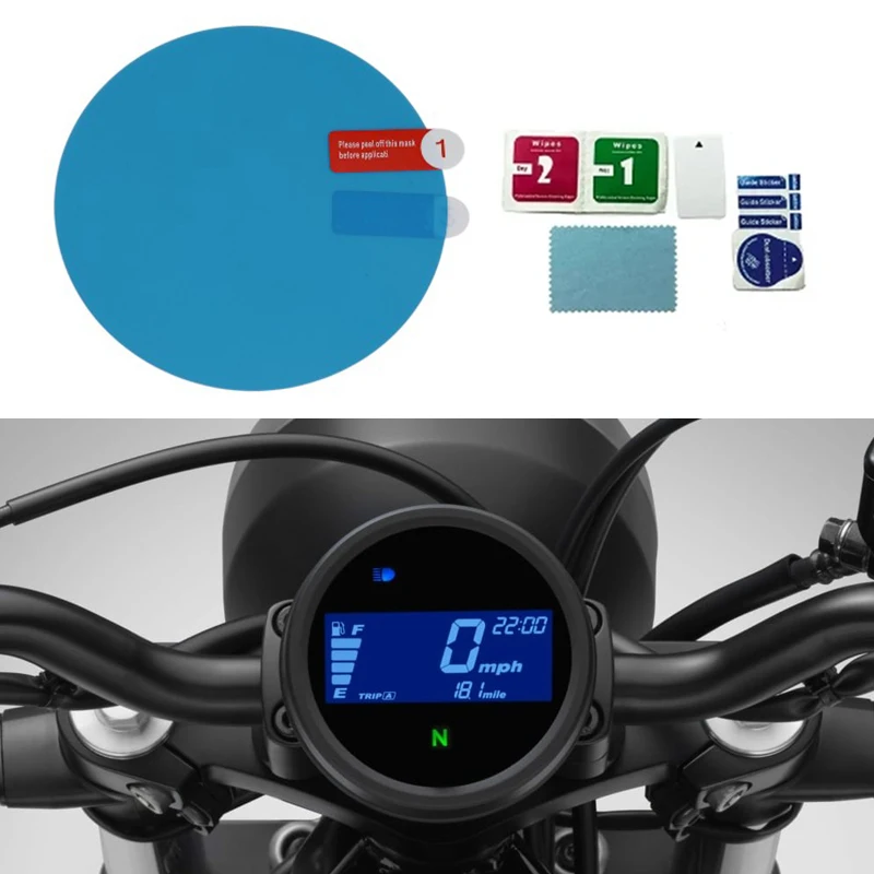 Motorcycle Dashboard Screen Protector Scratch Protection Film For Honda Rebel 500 CMX250 CMX500 CMX300 500 CL500 2020-2024 2023