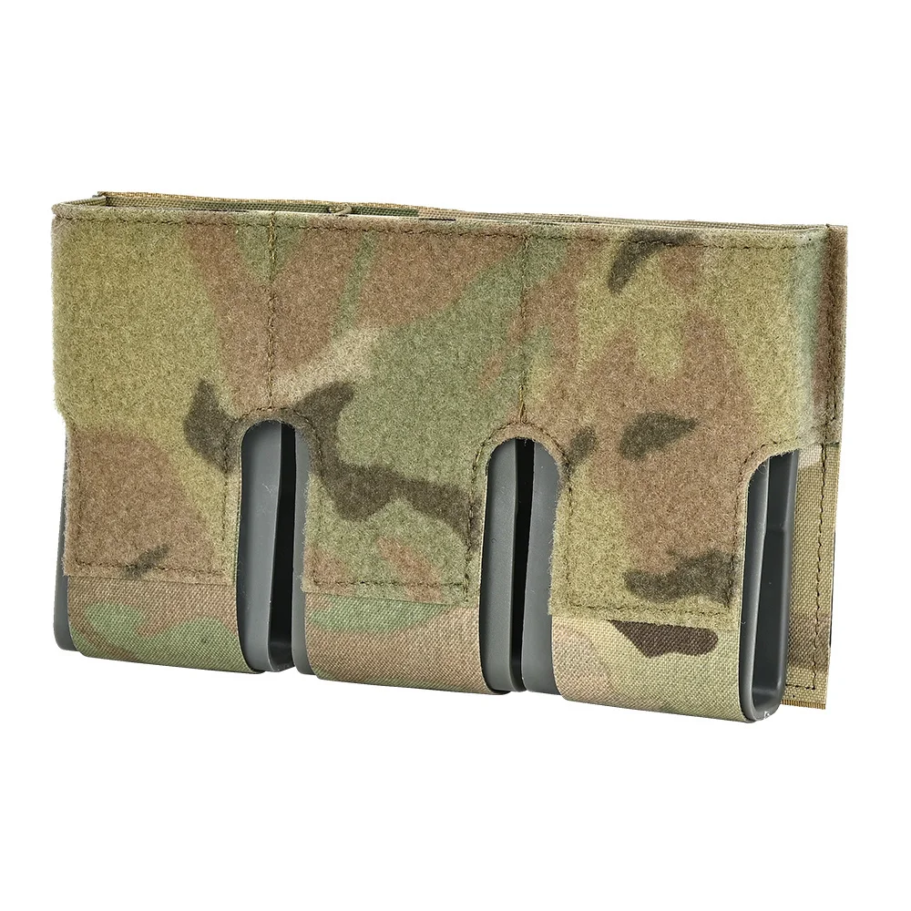 Front Flap KTS Triple 556 Magazine Pouch M4 AR15 MAG Built-In Clips Fast Retrieving FCPC FCSK 2.0 Plate Carrier Hunting Vest