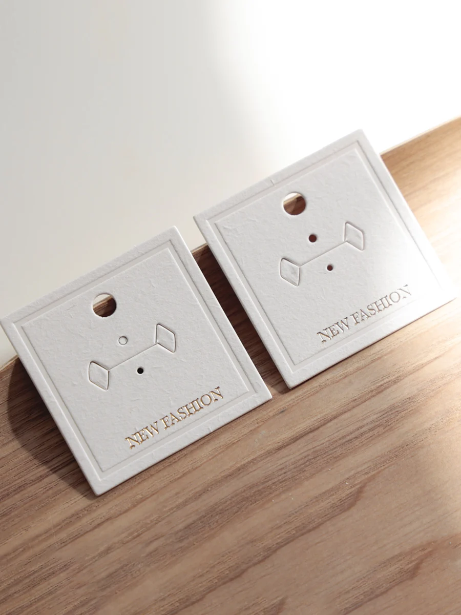 

Cardboard Jewelry Ring Display Card Holder for Handmade DIY Fashion Accessories Wholesale with Free Shipping