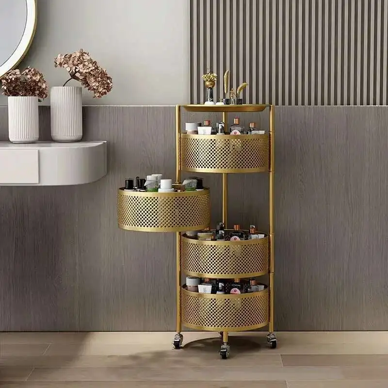 

light Luxury Salon Trolley Cart Salon Furniture Beauty Salon Nail Eyelash Tattoo Embroidery Tool Cart Multi-layer Storage Rack Z