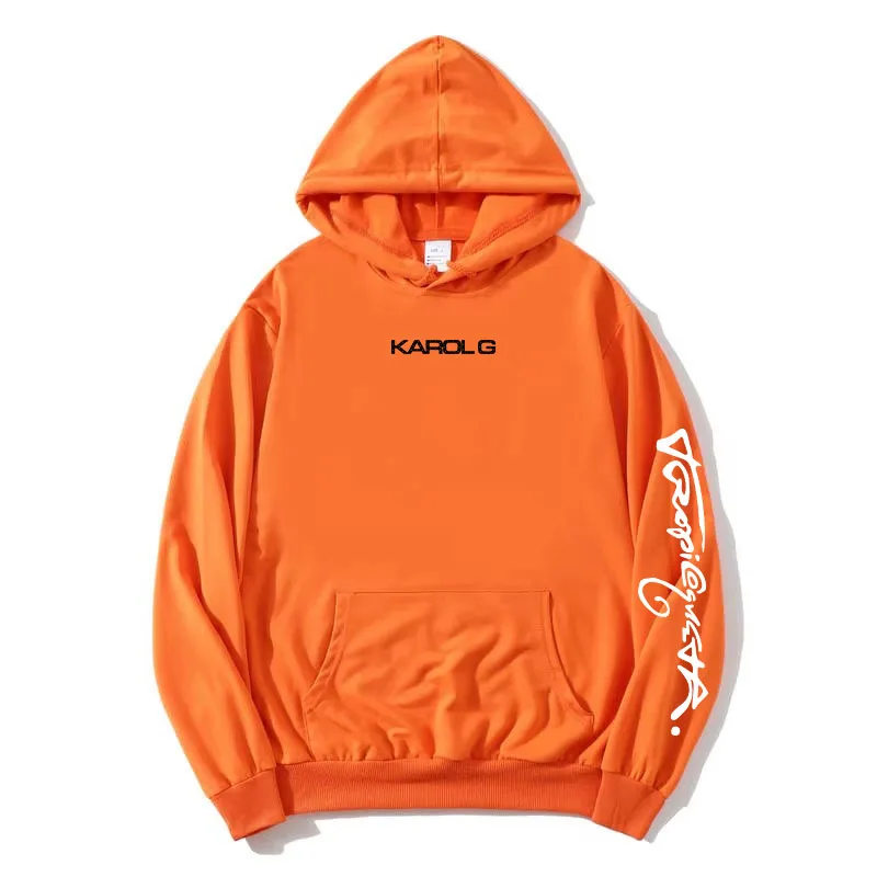 

Tropicoqueta Hoodie KAROL G 2025 Album Printing Sweatshirts Long Sleeve Female Hooded Pullovers Fleece Warm Unisex Streetwear