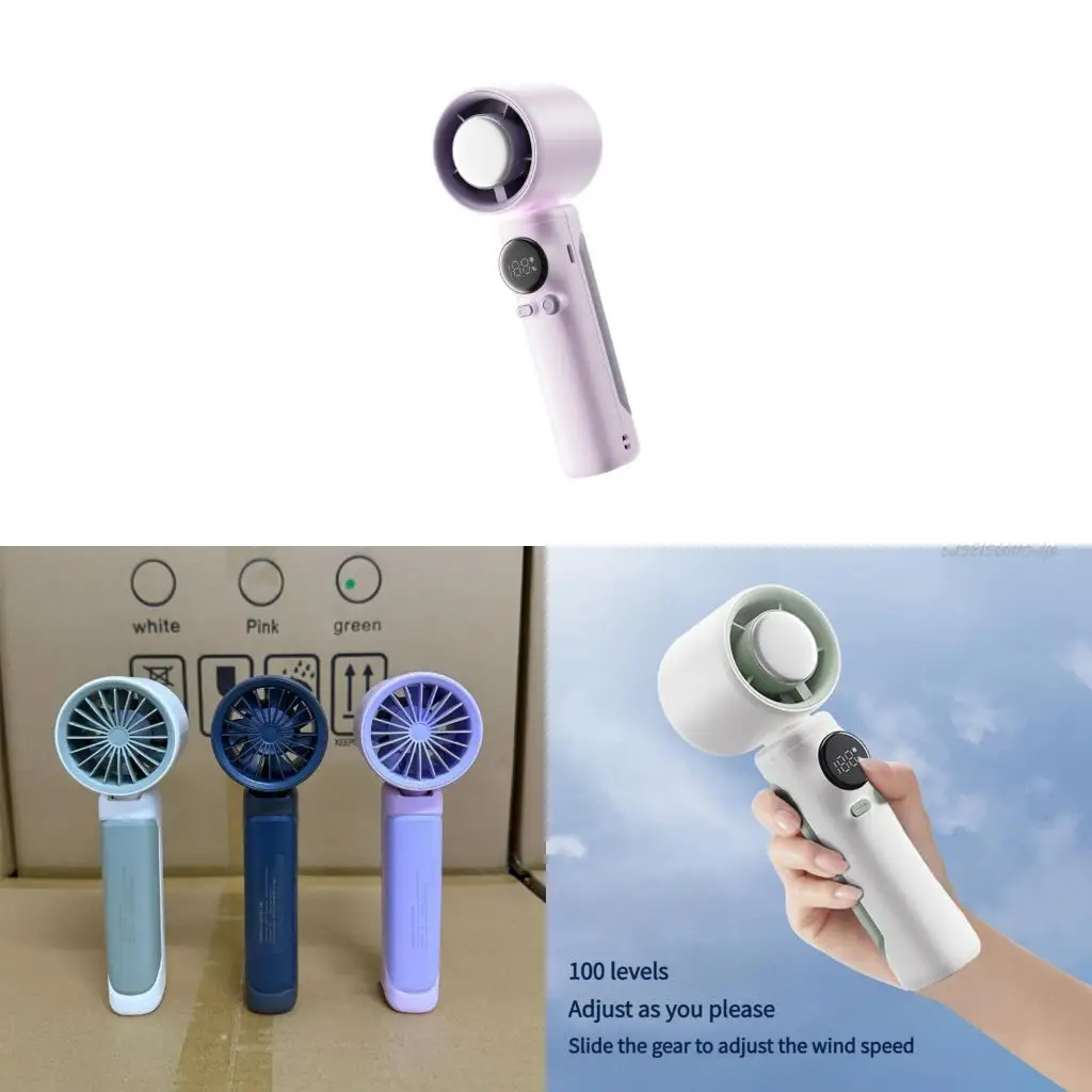 

27RB Mini Handheld Fean с 100 регулируемой скоростью тихий USB.