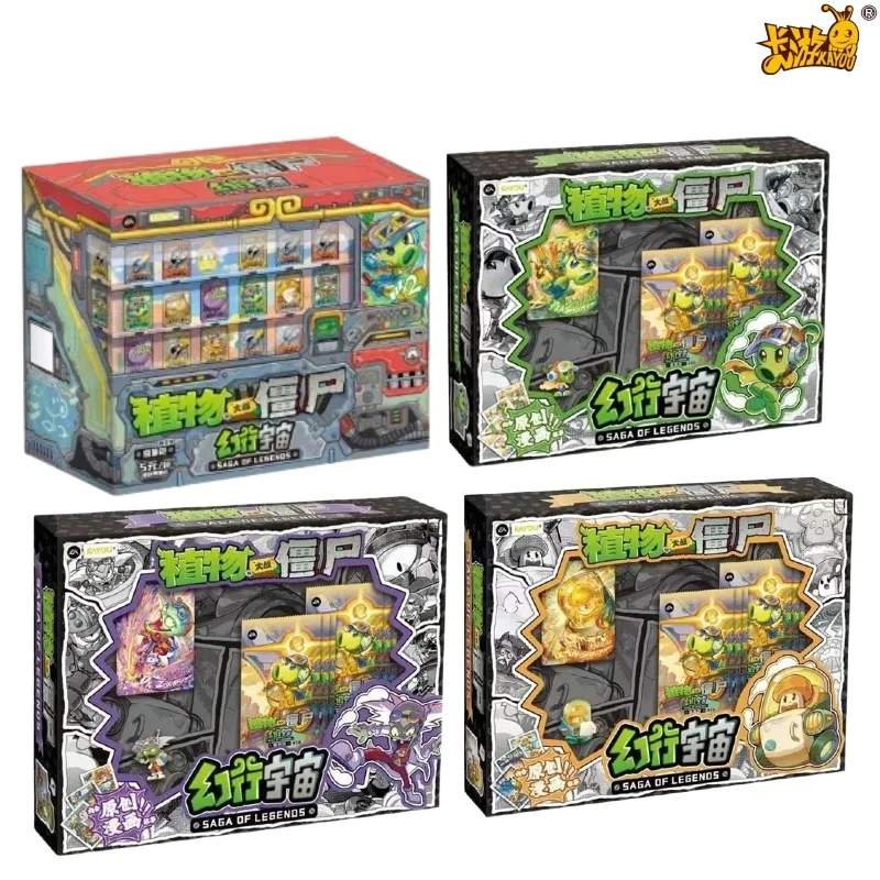 

KAYOU Genuine Plants Vs. Zombies Saga of Legends Official Trading Card Booster Box Anime Peripheral Collection Toys Kids Gifts