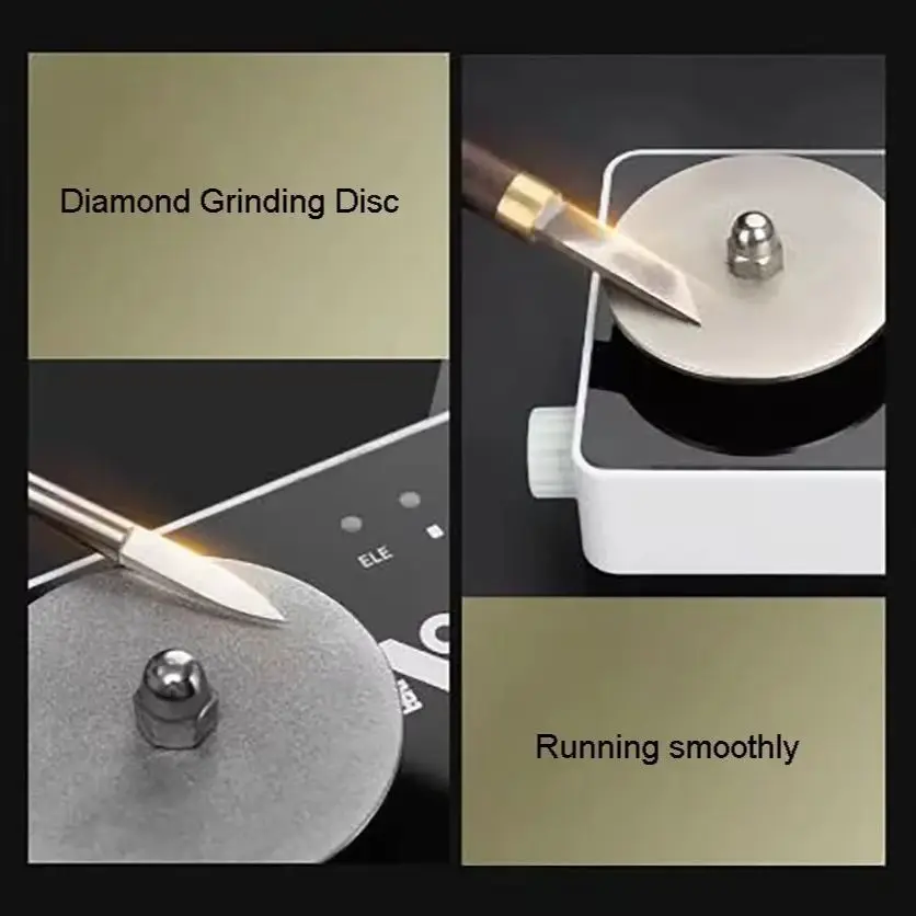Knife Grinder Rechargeable Electric Knife Grinder Household Quick Grinding Kitchen Knife Carving Knife Scissors Fully Automatic