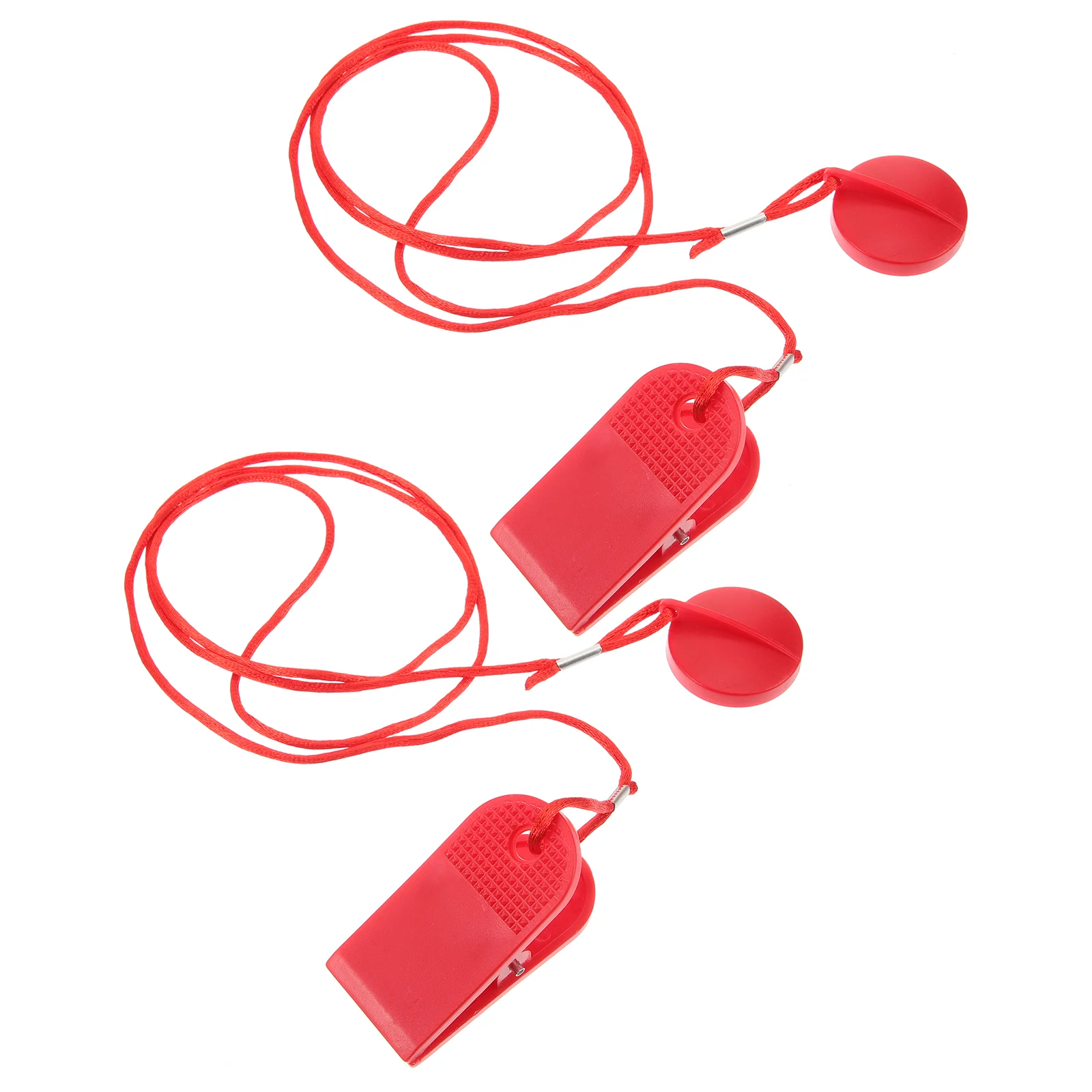 

2 Pcs Treadmill Accessories Wire Clips Emergency Stop Running Machine Safety Key The Switch
