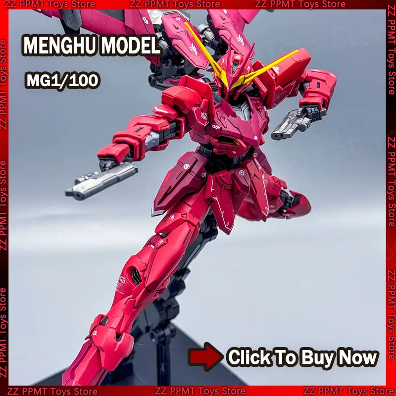 

Сборная модель MENGHU MG 1/100 ZGMF-X12A Testament красного цвета, пластиковый каркас, аниме-фигурка робота, пластиковая модель-игрушка