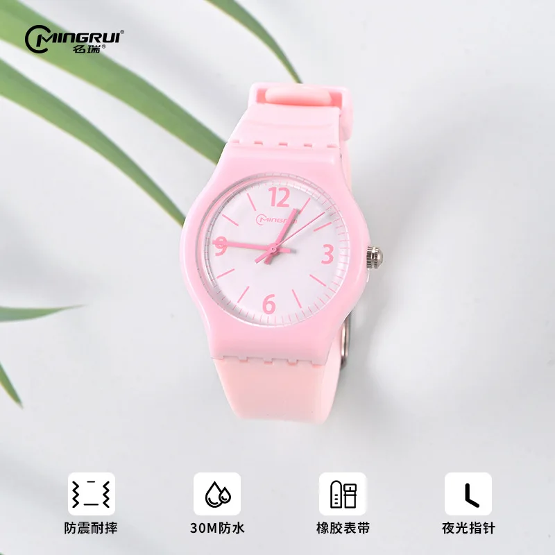 Reloj de cuarzo con movimiento japonés para niños y niñas, luminoso, impermeable, deportivo, regalo de cumpleaños