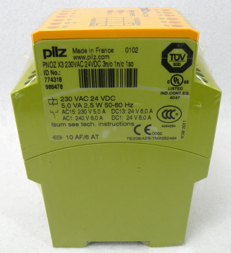 Original Pilz PNOZ X3 X3P X4 Safety Relay 774310/774315/774319/774318/774314/774311/777310/777313/774730/774585/774738
