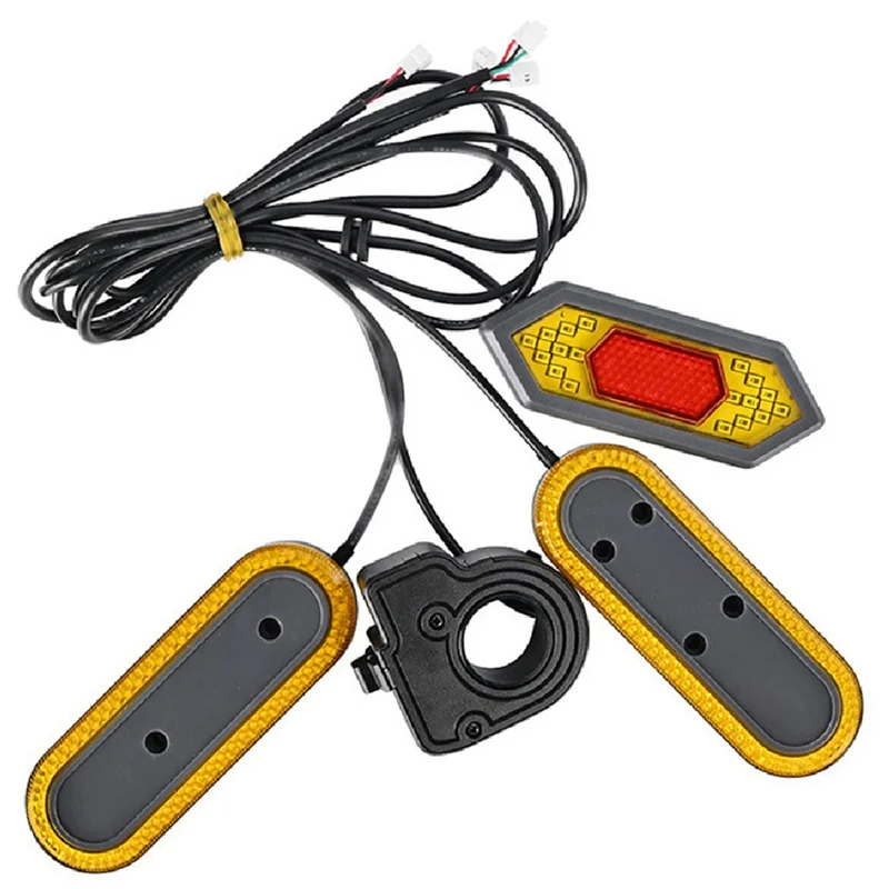 

NEW-LED Turn Signal Light Steering Handle Replace Steering Handle For Xiaomi M365 Pro Pro2 1S Electric Scooter Accessorie