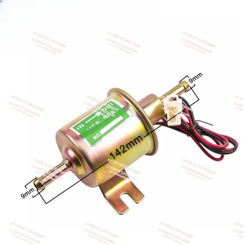 

12V/24V Electric Fuel Pump Petrol 6 Volt Universal Gas Inline Low Pressure Electric Fuel Pump HEP-02A