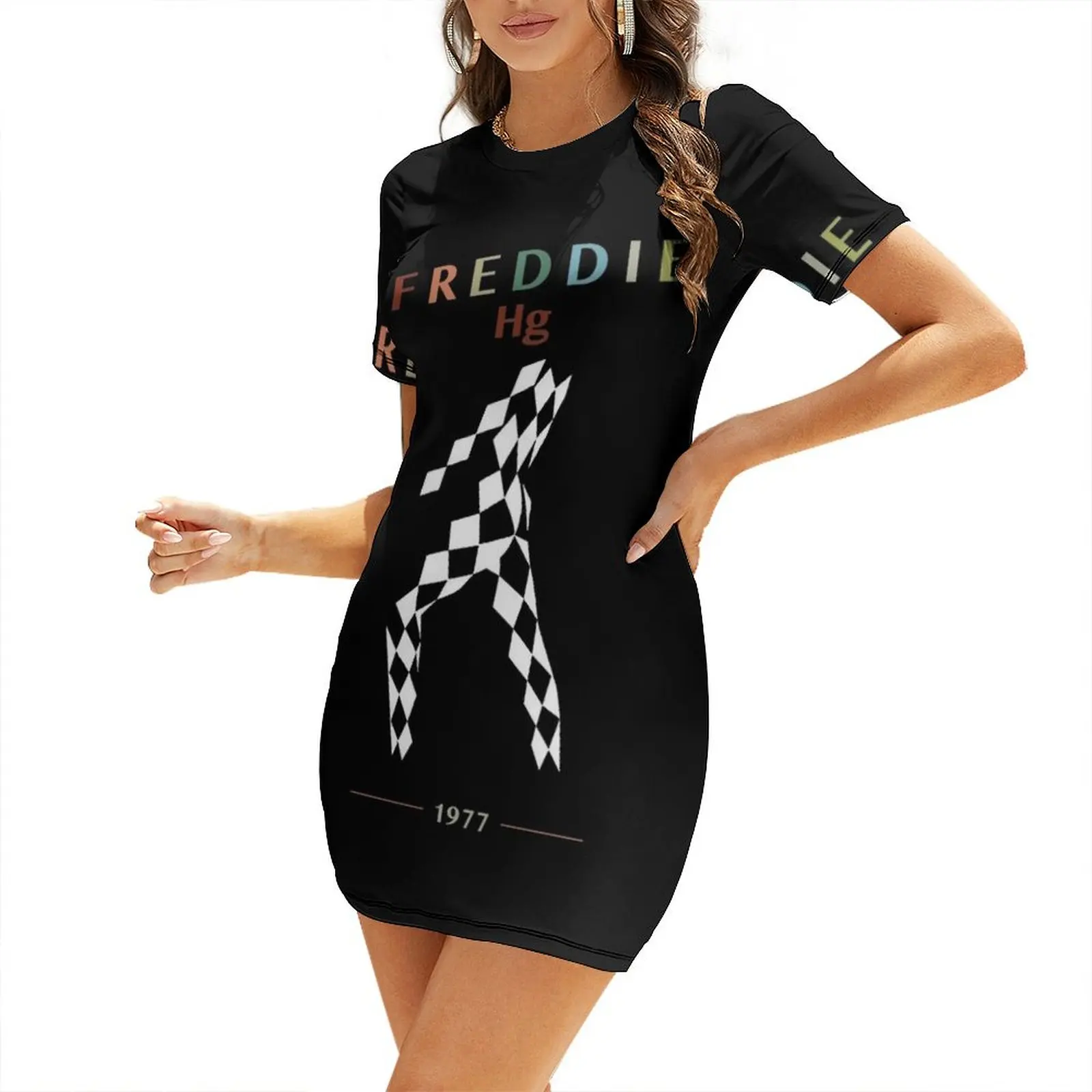 Freedy Mercury Short Sleeved Dress elegant women's dresses sale Elegant gowns