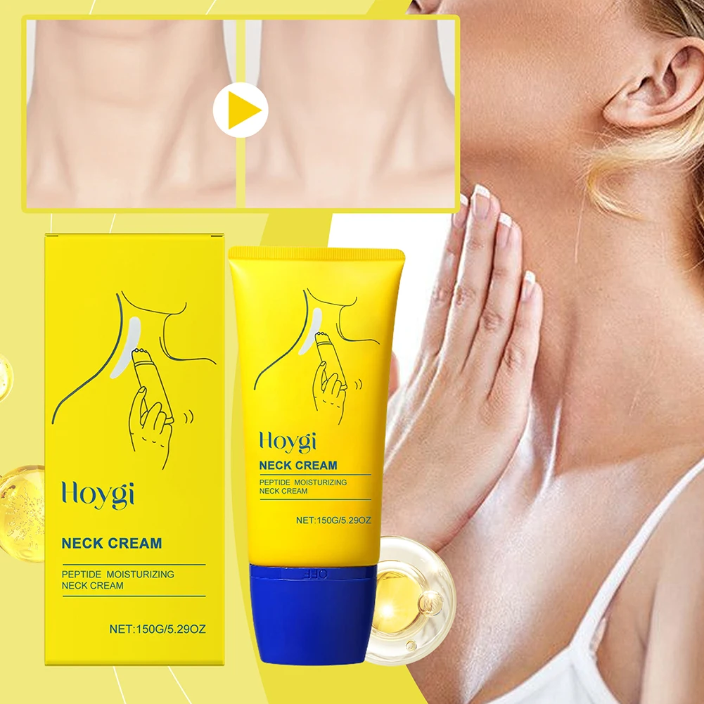 150g Anti-Aging Neck Firming Cream Peptide Moisturizing Cream For Neck Firm Reduces Wrinkles Smoothing Skin Cream