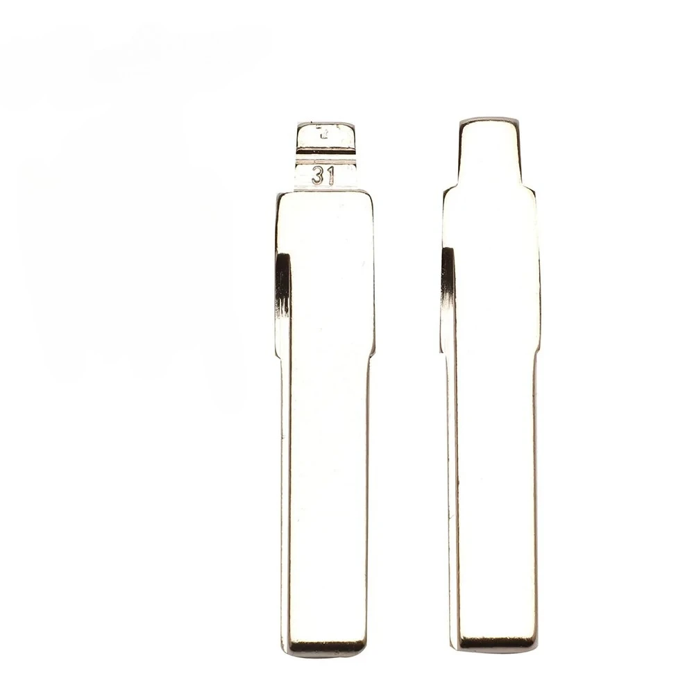 10PCS #31 HU66 Key Blade Remotes Flip Car Key Blank For AUDI Fit VW PASSAT BORA SEAT SKODA Key Blade
