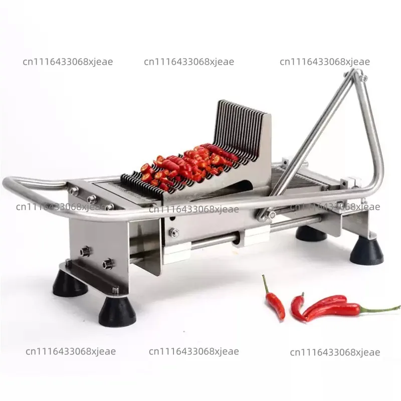 304 Hob Type Pepper Slicer, Commercial Wet And Dry Pepper Slicer