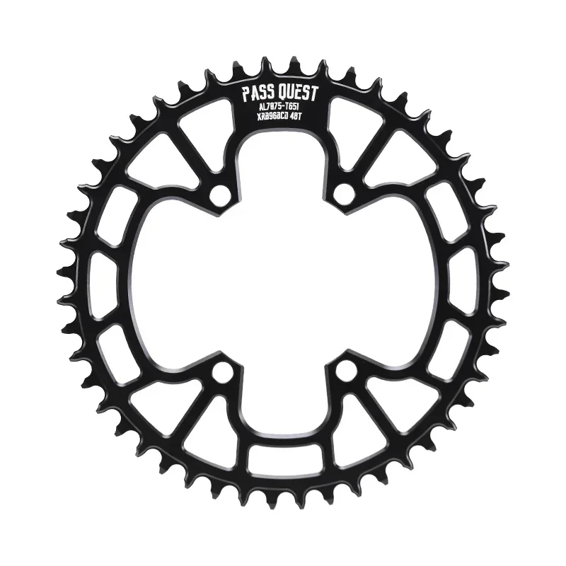 PASS QUEST-Off-Standard 96BCD Narrow Wide Chainwheel 28-38T Chainwheel  for MTB Bike M5100/M8000/M9000 Support 10/11/12 Speed