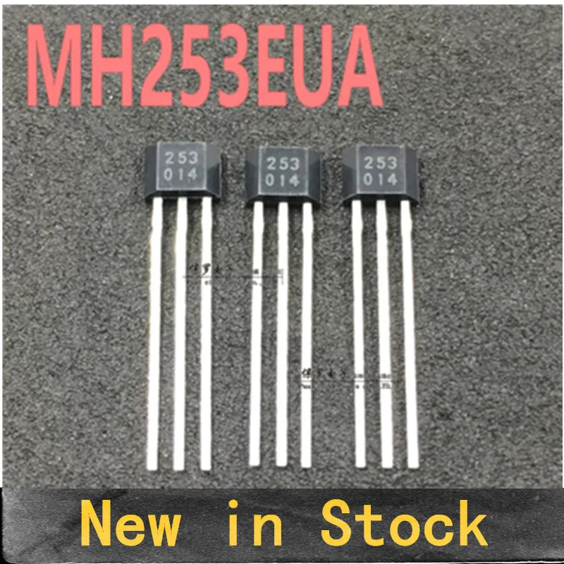 10PCS MH253EUA Screen-printed 253 TO-92S Through-hole High-Frequency, All-Pole, Ultra-Low-Power Hall Switch