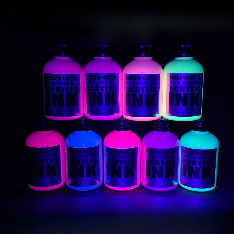 

56 цветов, 100 мл, акриловые маркеры, чернила, струящаяся ручка на водной основе, добавка, жидкая ручка для рисования граффити, флуоресцентная акриловая краска