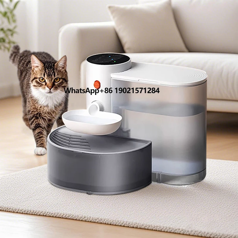 

Wireless Pet Water Dispenser Automatic Smart Cat Fountain Water Dispenser Charging Live Clean Dirty Water Separation