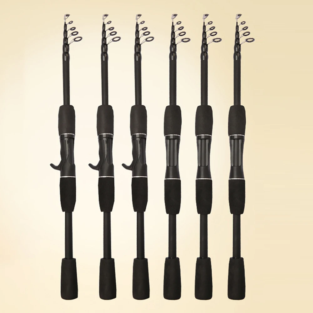 EVA Grip Lightweight Telescopic Fishing Rod from 1 5m to 2 1m Length Suitable for All Day Use in Various Water Bodies