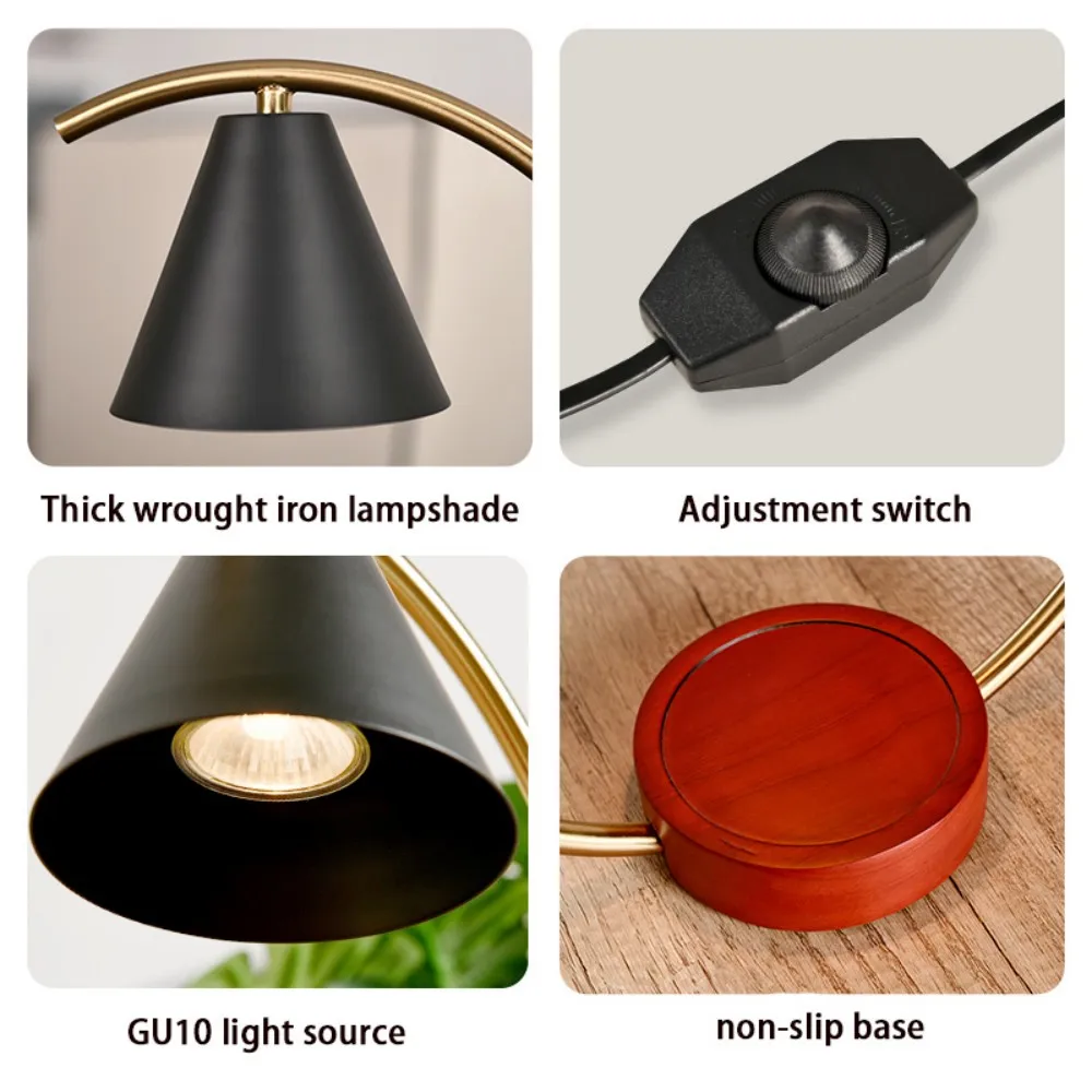 Semplice lampada a cera fusa Design europeo scaldacera lampada a candela fusa lampada da tavolo camera da letto aromaterapia portacandele decorazione