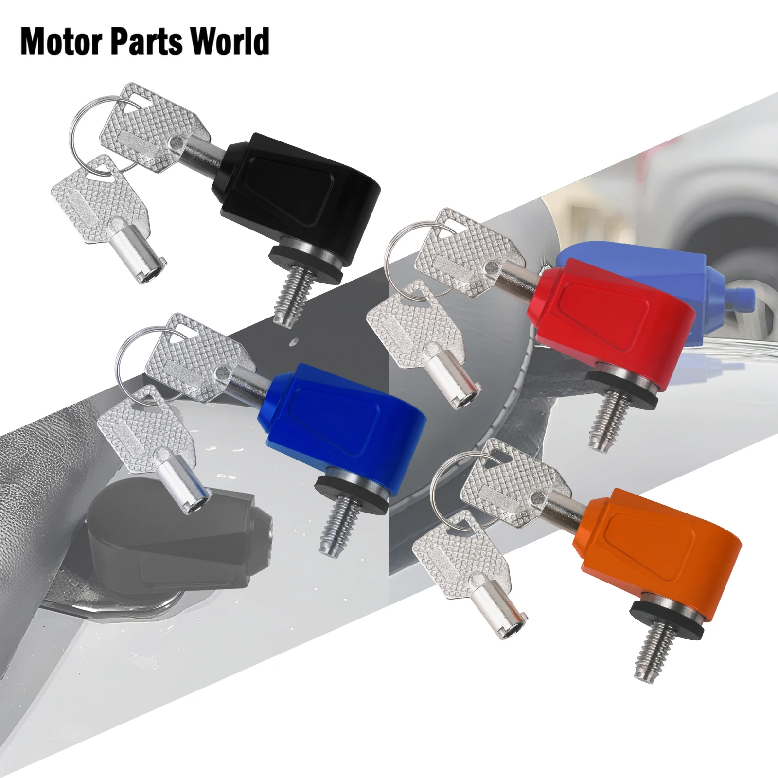 

Motorcycle Seat Bolt Anti Theft Seat Lock 1/4-20 For Harley Touring Road King Street Glide Sportster XL Dyna Breakout Softail
