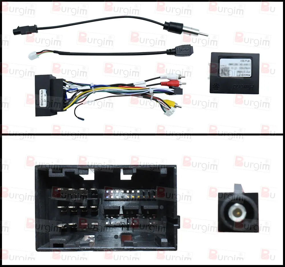Car Radio Fascias Frame For Fiat 500 2015-2019 9 inch 2DIN Stereo