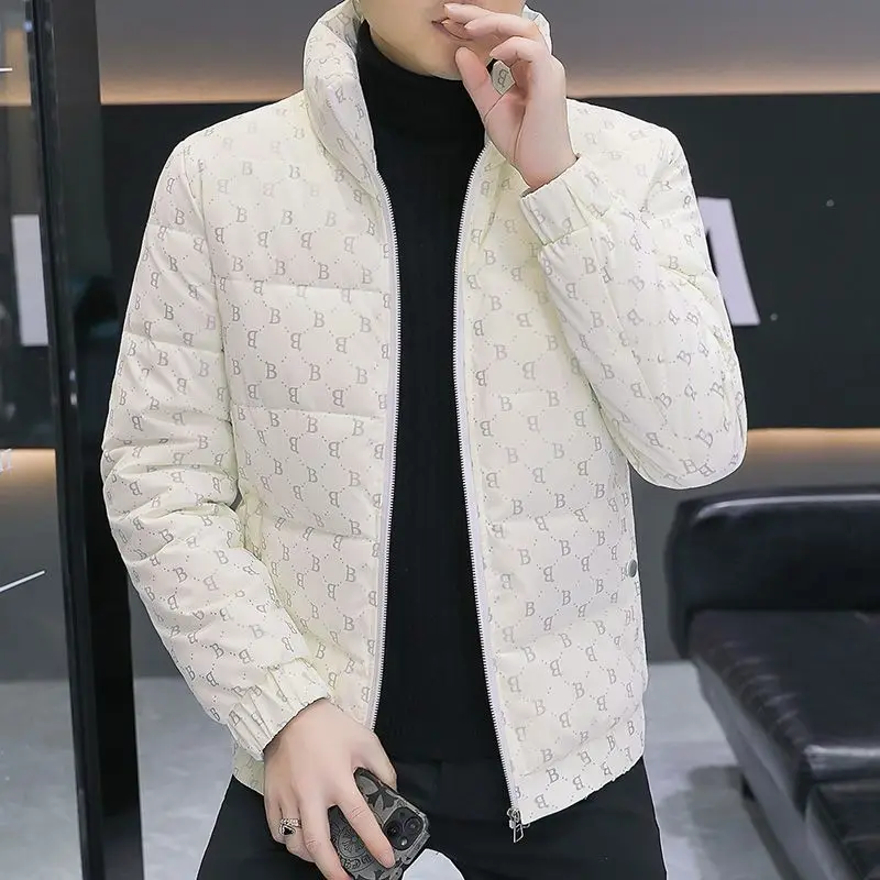 Men's autumn and winter new trendy handsome tops Men's jackets Fashion versatile cotton clothes