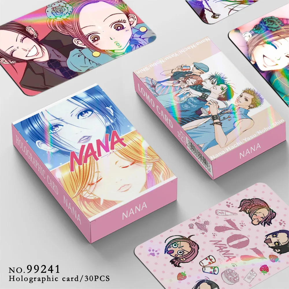 30-pecas-nana-card-magic-bag-colecao-de-cartoes-lomo-cartoes-pequenos-a-laser-figuras-de-anime-magic-the-gathering-ornamentos-presentes-brinquedos-infantis