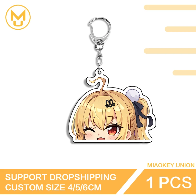 Cissia Zenless Zone Zero Peeker Keepsake Gift Amusing Girl Acrylic Keyring Advance Guard Interesting Backpack Decor Collection