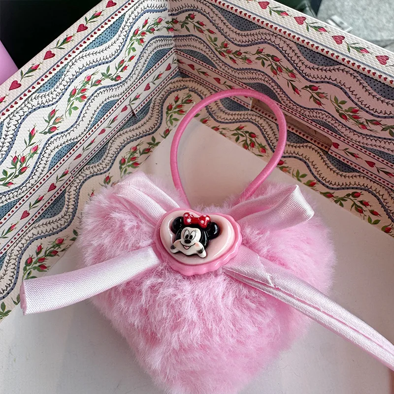 Miniso детский мультяшный плюшевый милый розовый пучок для волос, веревка для волос, сказка, галстук принцессы, веревка для волос, аксессуары для волос