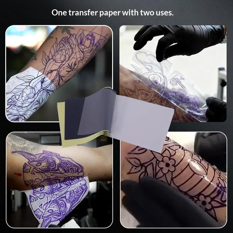 5/10/15/20/30PC A4 Thermal Tattoo Transfer Paper Stencil Copy Sheet for Tattoo Machine Studio Practice Skin DIY Design Accessory