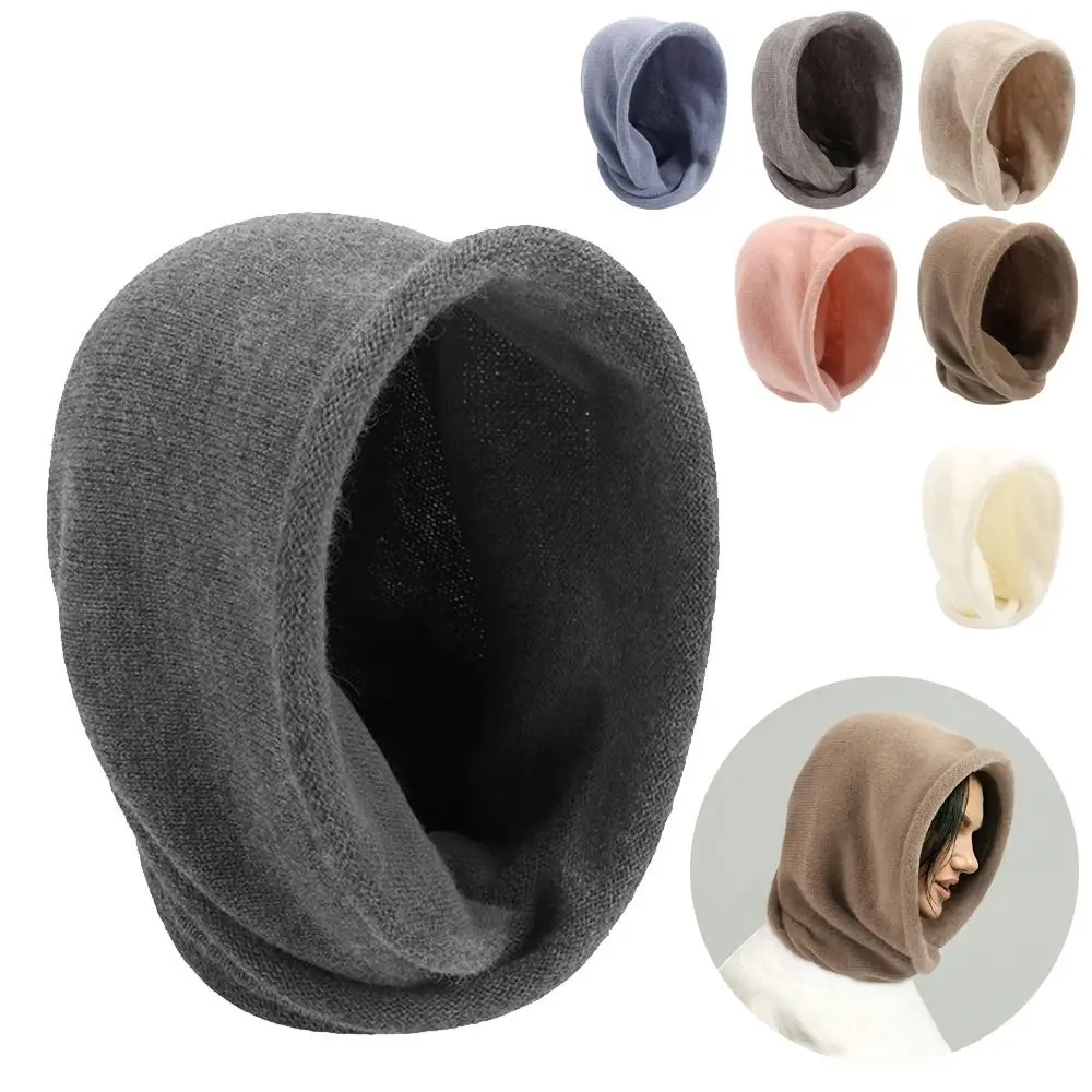 New Imitation Cashmere Balaclava Hats Soft Keep Warm Neck Warm Headband Windproof Winter Head Cover Scarf Hiking Outdoor Snow